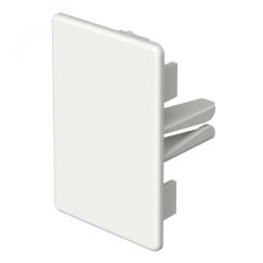 Торцевая заглушка кабельного канала WDK 40x60 мм (ПВХ,белый) OBO Bettermann WDK HE40060RW