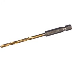 Сверло по металлу HSS-TiN 4x43x95, 1/4'' Makita D-14940