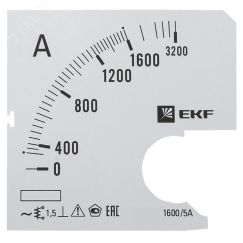 Шкала сменная для A721 1600/5А-1,5 PROxima EKF s-a721-1600