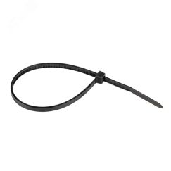 Хомут 3.6х180 черный нейлон (100шт) EKF plc-cb-3.6x180