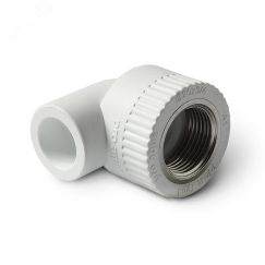 Угольник 32 х 3/4' ВР комбинированный, полипропиленовый, белый PRO AQUA PA26016P