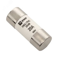 Плавкая вставка цилиндрическая ПВЦ 22х58 20А EKF pvc-22x58-20