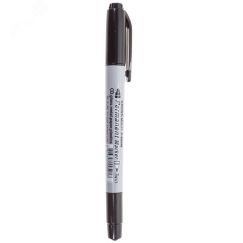 Маркер Crown ''Multi Marker Twin'' 2 мм/1 мм, черный REXANT 08-8401