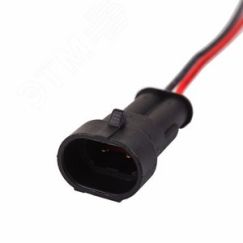 DJ7021-1.5-11 автомобильный разъем штекер с проводом 20 см, REXANT 16-0302-9