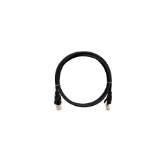 Патч-корд U/UTP 4 пары Cat 5e 2хRJ45/8P8C T568B 7х0205мм PVC черный 015м NIKOMAX/NIKOLAN NMC-PC4UD55B-001-BK
