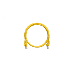 Патч-корд U/UTP 4 пары Cat 5e 2хRJ45/8P8C T568B 7х0205мм PVC желтый 015м NIKOMAX/NIKOLAN NMC-PC4UD55B-001-YL