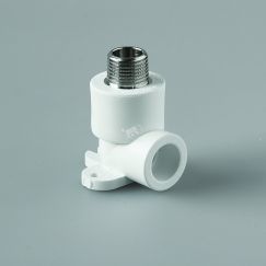 Водорозетка 20 х 1/2' НР полипропиленовая PPR белая PRO AQUA PA28108P