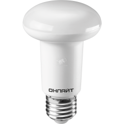 Лампа светодиодная LED зеркальная 8вт E27 R63 белый ОНЛАЙТ 71654