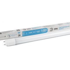 Лампа светодиодная 10 Вт поворотный трубка стекло нейтральный STD LED T8-10W-840-G13-600мм G13 ЭРА Б0062410