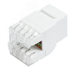 Модуль розеточный СегментЛАН Cat6 UTP, Keystone, белый, прозрачн. крышка, 180 градусов СегментЭнерго 14616-12210