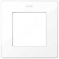 Рамка 1 пост, белый Simon 2400610-030