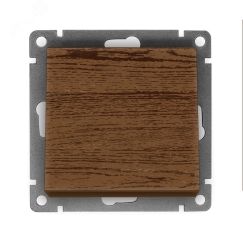 Выключатель одноклавишный серия Афина, с/у, 10А, 220В, венге (еврослот) Универсал A0021-V