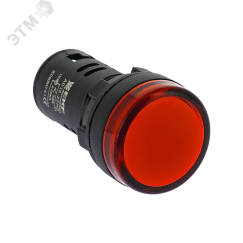 Лампа AD16-22HS LED матрица 22мм красный EKF ledm-ad16-r