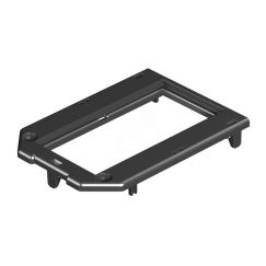 Накладка монтажной коробки GB2/3 2xModul45 104x76 мм (полиамид,черный) OBO Bettermann 7407268