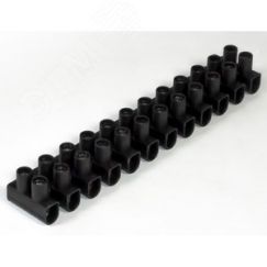 EKL 1 S (черная) Клеммная колодка п/п, 450В, 12 полюсов, 1,5...6 мм2 Tridonic (10 шт/уп) Промрукав 88716109