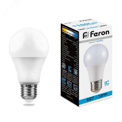 Лампа светодиодная LED 12вт Е27 дневная FERON LB-93