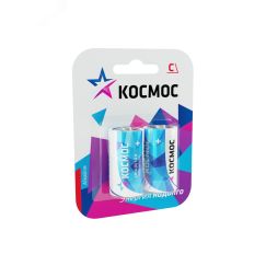 Батарейка  LR14 (C) 1.5V Alkaline 2BL КОСМОС KOCLR14MAX2BL