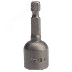 Ключ-насадка магнитная 1/4'' 12х48 мм (1 шт./уп.) Kranz KR-92-0403-1
