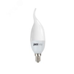 Лампа светодиодная LED 9Вт Е14 теплый матовая свеча на ветру JazzWay 2859518A