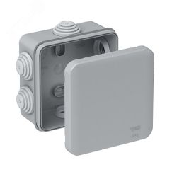 Коробка распределительная 85х85х40мм IP55 серая SE (Systeme) IMT35092