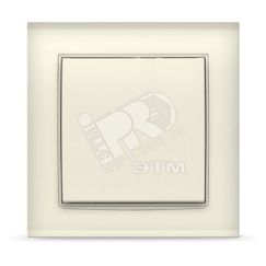 Выключатель Бриллиант одноклавишный слоновая кость Универсал 7948585