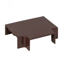 Угол T-образный (40х16) (4 шт) Plast под темное дерево EKF tchd-40-16x4