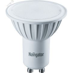 Лампа светодиодная LED 5вт 230в GU10 тепло-белая Navigator Group 94264