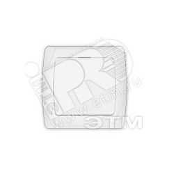 Выключатель одноклавишный скрытый Маргарита 10А белый Универсал М0021