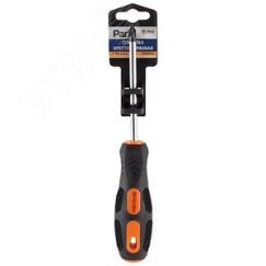 Отвертка Strom PH2х10см, двухкомпонентная рукоятка OTV009DK, крестовая Park 356009