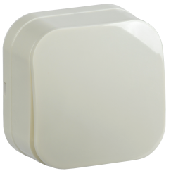 GLORY Выключатель 1-клавишный для открытой установки ВС20-1-0-ХК кремовый IEK