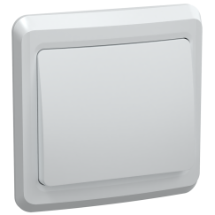 VEGA Выключатель 1-клавишный 10А ВС10-1-0-ВБ белый IEK