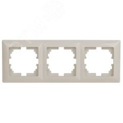 Рамка на 3 поста, СУ, Solo, сл.кость, 4-503-02 ЭРА Б0043418