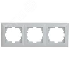 Рамка на 3 поста, СУ, Solo, белый, 4-503-01 ЭРА Б0043417
