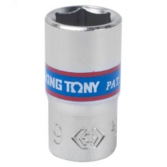 Головка торцевая стандартная шестигранная 1/4', 9 мм King Tony 233509M