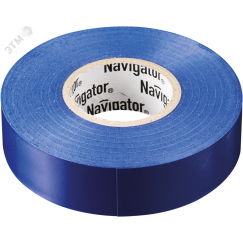 Изолента ПВХ синяя 19мм 20м NIT-A19-20/B Navigator Group 71114