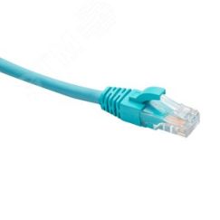 Шнур коммутационный U/UTP категория 5e LSZH нг(А)-HF 1,0 м, бирюзовый DATAREX Datarex DR-181607