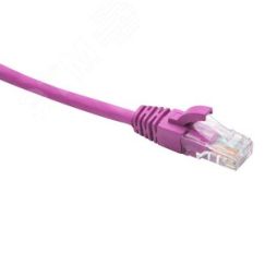 Шнур коммутационный U/UTP категория 5e LSZH нг(А)-HF 1,0 м, маджента DATAREX Datarex DR-181707
