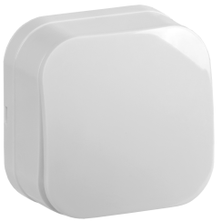 GLORY Выключатель 1-клавишный для открытой установки ВС20-1-0-ХБ белый IEK