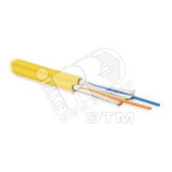 Кабель волоконно-оптический 62.5/125 (OM1) многомодовый. 2 волокна. duplex. zip-cord. плотное буферное покрытие (tight buffer) 2.0 мм. для внутренней  Hyperline 248301