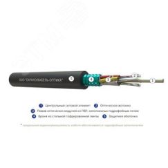 Кабель волоконно-оптический ОКЛмнг(A)-HF-0.22-30П 2.7кН СаранскОптика 70635258нгhf