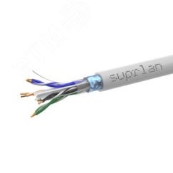 Кабель SUPRLAN Six F/UTP Cat.6 4x2xAWG23 Cu PVC Indoor 305м СУПР 01-1020-2