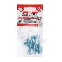 Винт DIN965 М8х50 потайная головка оцинкованный (6 шт) Tech-Krep 112244