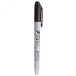 Маркер Crown ''Multi Marker Slim'' 2 мм, черный REXANT 08-8201