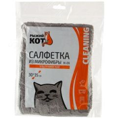Салфетка из микрофибры M-09 ультрамягкая, размер: 30х35см СКРАП 310272