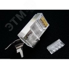 Разъем RJ-45 категория 7F для экранированной витойпары 7-ой категории CAVEL Lan 745 LANS 45-M/7F