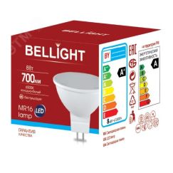 Лампа LED 6Вт 6500K 700Лм MR16  Bellight BELLIGHT 88297914