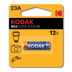Батарейка Kodak 23A-1BL MAX SUPER Alkaline [K23A-1] (60/240/21600) KODAK Б0017778