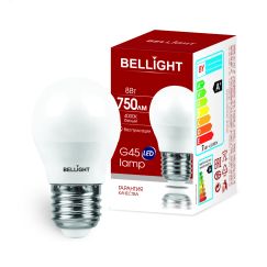 Лампа LED 8Вт 4000K 750Лм E27 Шар Bellight BELLIGHT 88297804