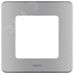 Рамка 1 пост INSPIRIA алюминий Daccord/Legrand 673932