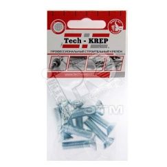 Винт DIN965 М8х30 потайная головка оцинкованный (8 шт) Tech-Krep 112243